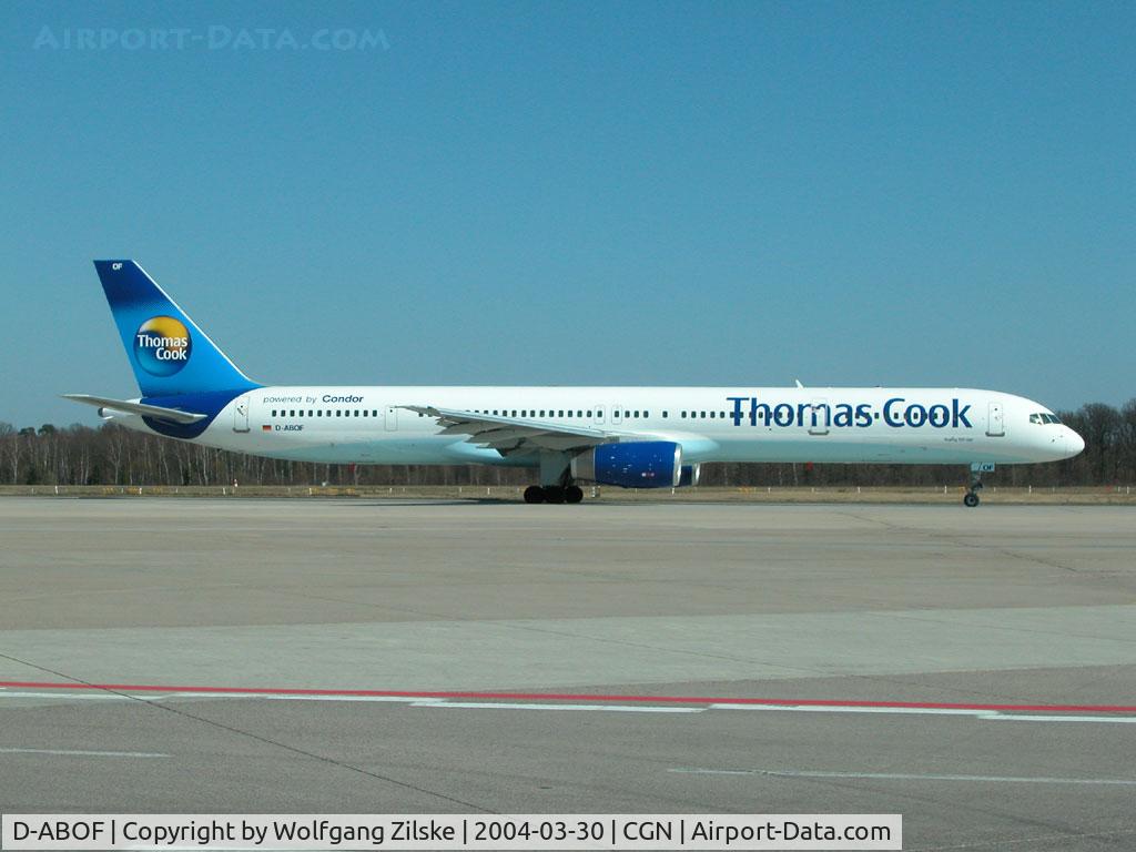D-ABOF, 1999 Boeing 757-330 C/N 29013, charter