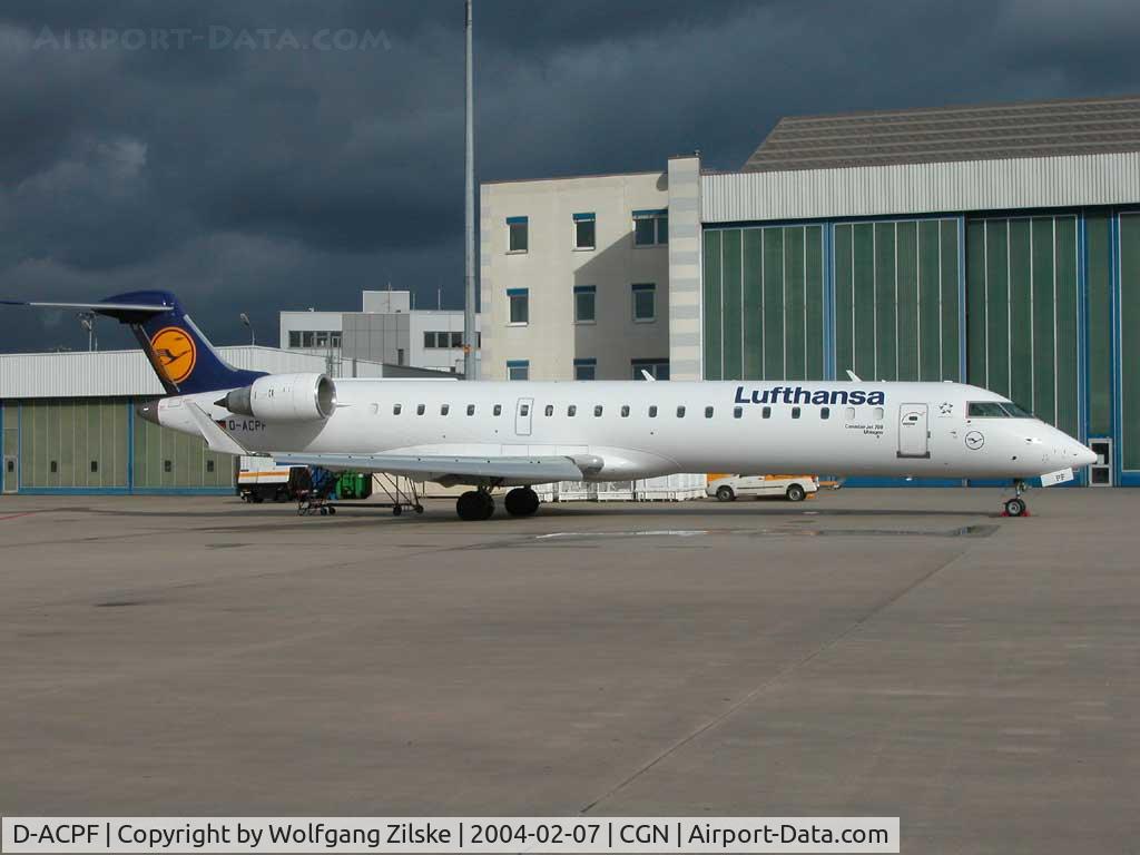 D-ACPF, 2001 Canadair CRJ-701ER (CL-600-2C10) Regional Jet C/N 10030, Based at CGN