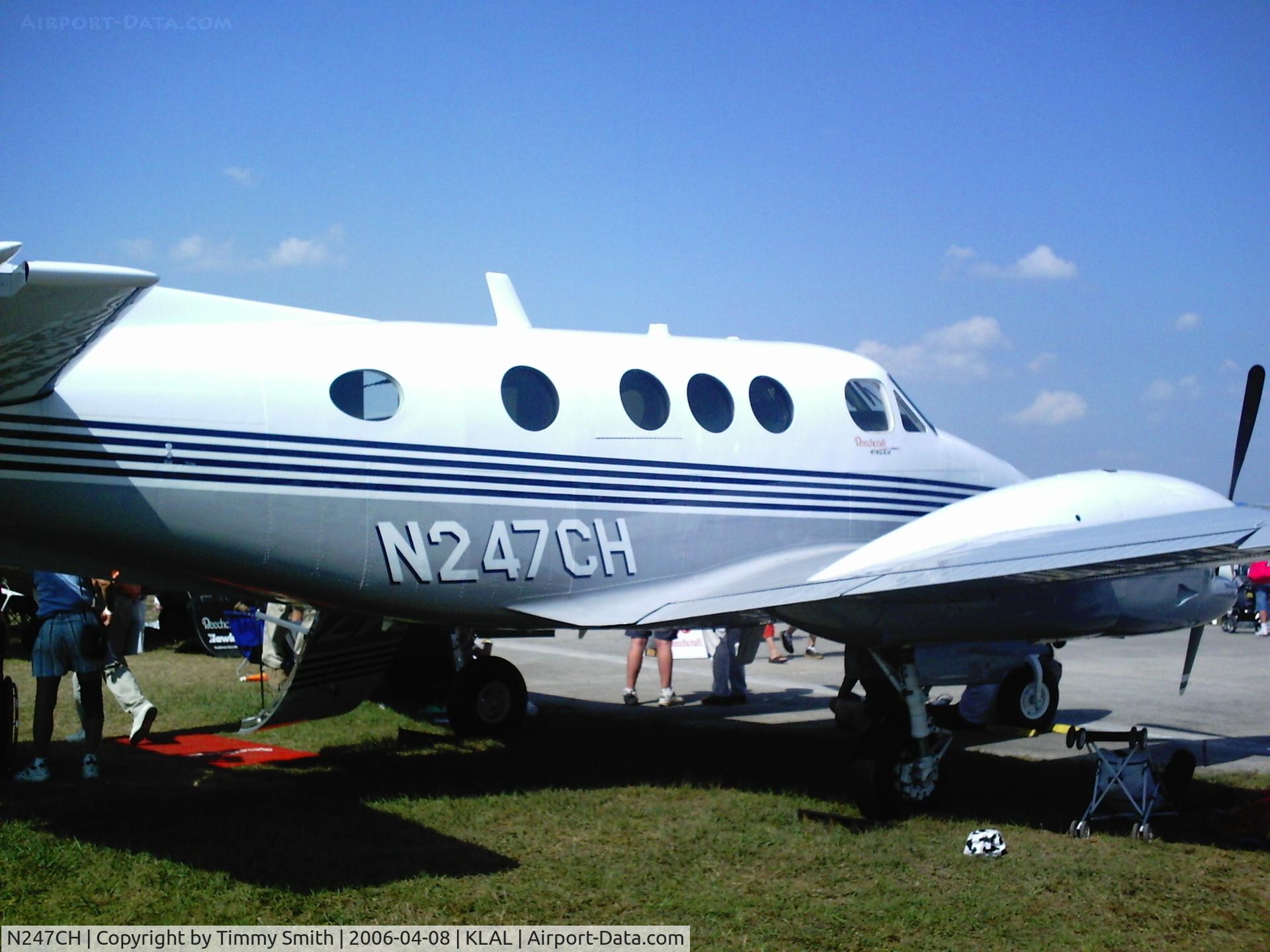 N247CH, Raytheon C90GT King Air C/N LJ-1754, Beech C90 Kingair at Sun 'N Fun 2006