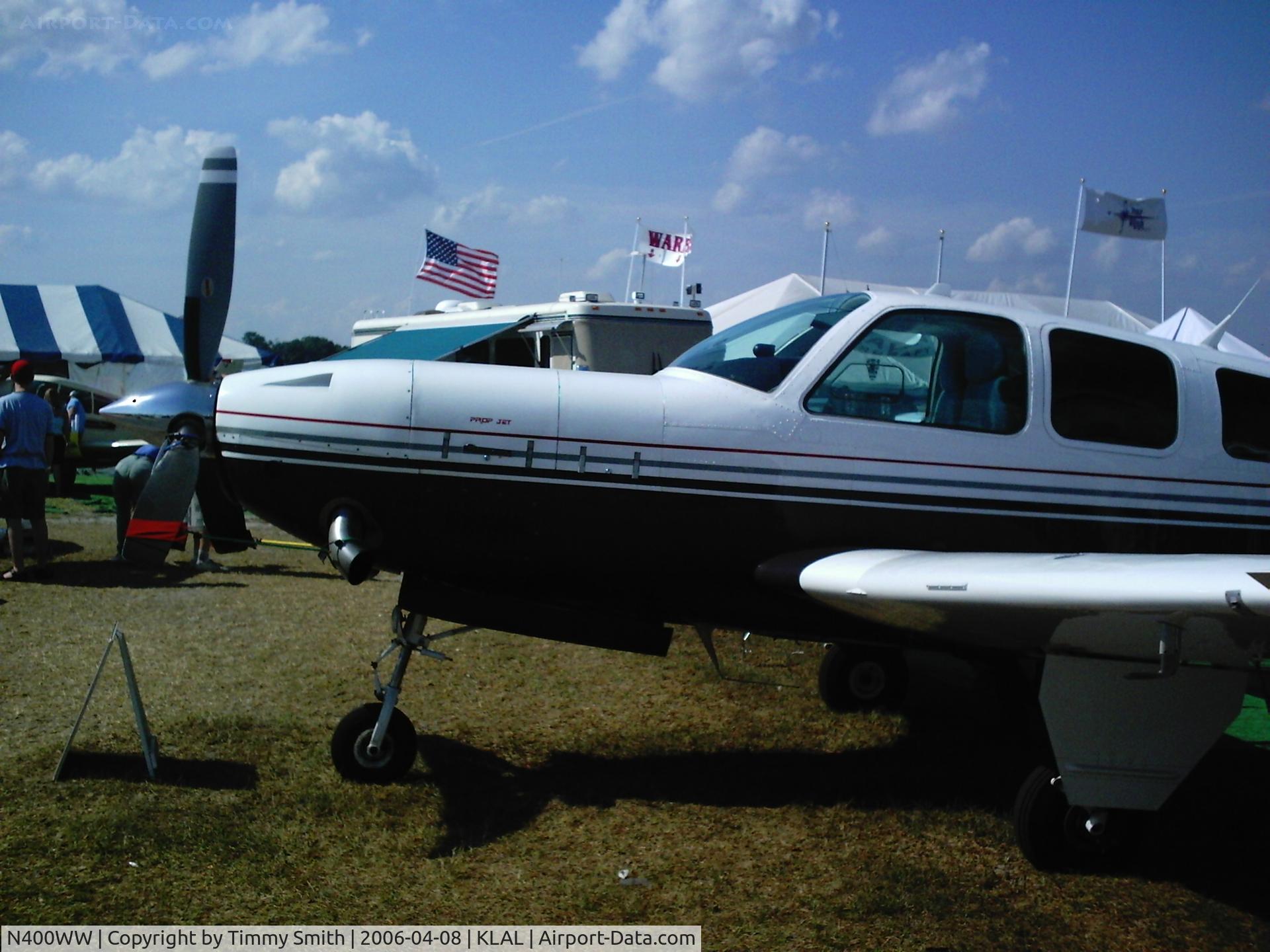 N400WW, 1987 Beech A36 Bonanza 36 C/N E-2360, Prop Jet Bonanza at Sun ' N Fun 2006