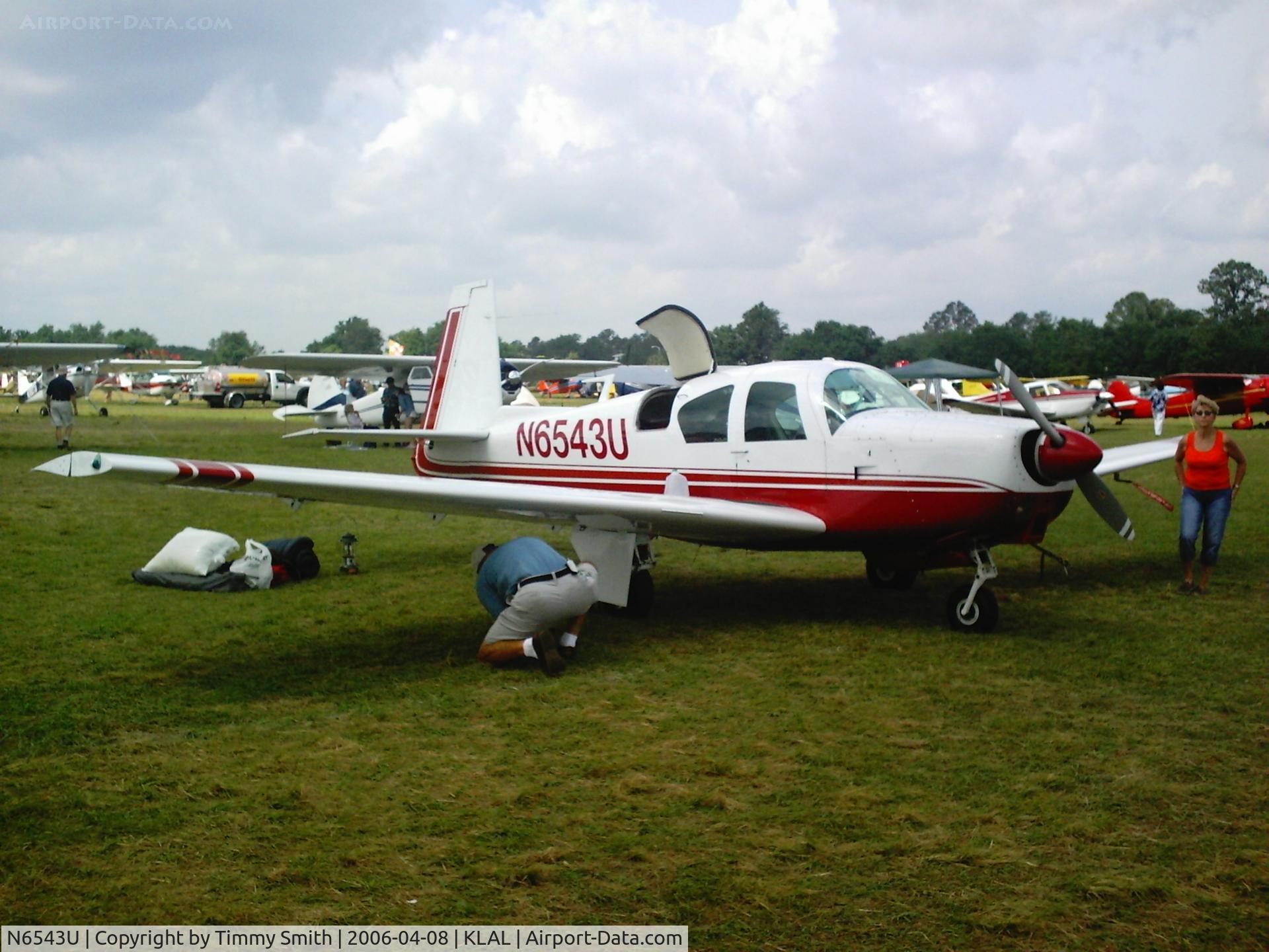 N6543U, 1962 Mooney M20C Ranger C/N 2326, Mooney M20C Ranger at the 2006 Sun 'N Fun flyin