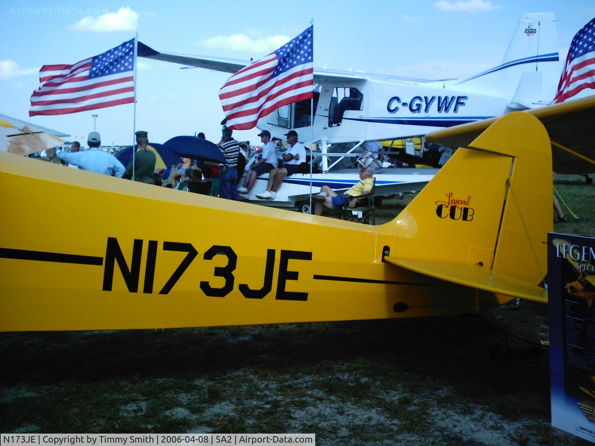 N173JE, 2006 American Legend AL3C-100 C/N AL-1025, Piper Cub at Sun 'N Fun 2006