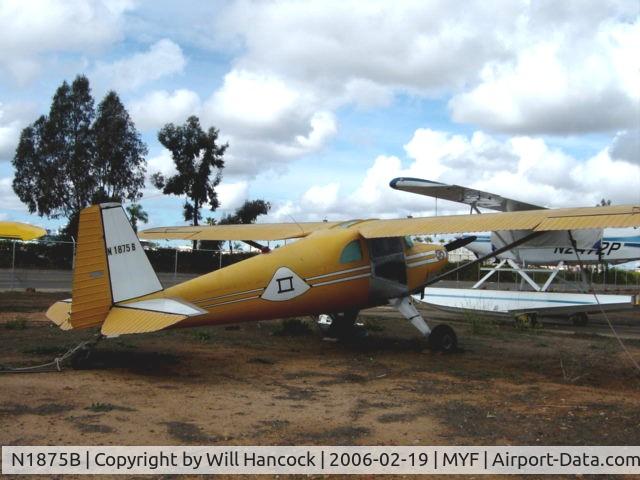 N1875B, 1948 Luscombe 8F Silvaire C/N 6302, Luscombe