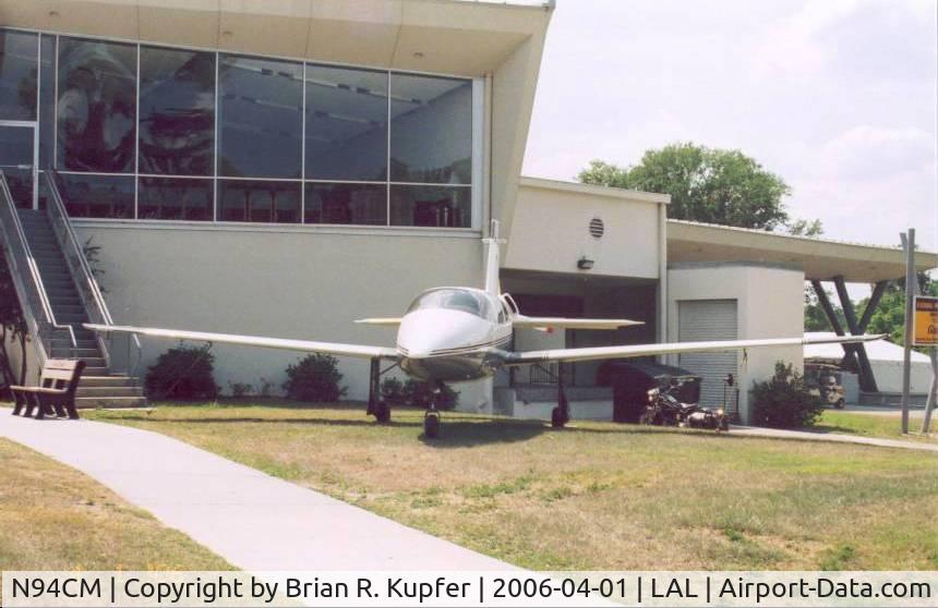 N94CM, 1993 Cirrus VK-30 C/N 9105, Cirrus at Florida Air Museum--nose
