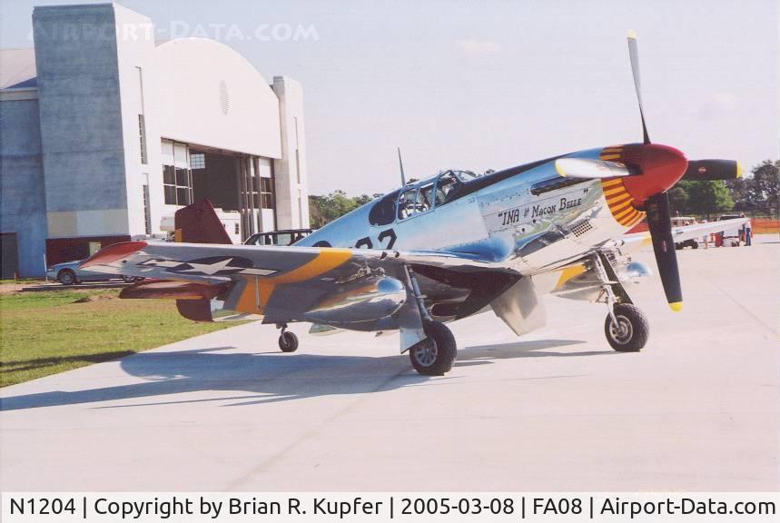 N1204, 1944 North American P-51C Mustang C/N 103-26385, P-51C Ina The Macon Belle