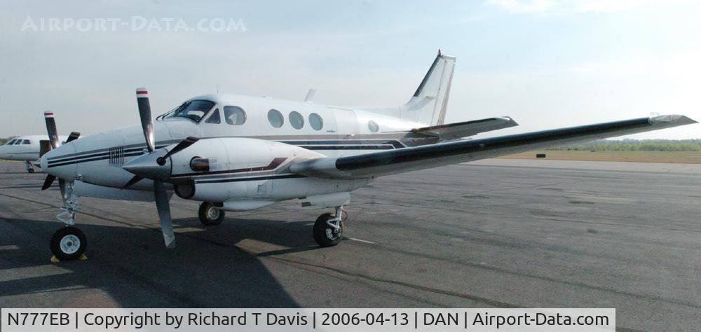 N777EB, 1979 Beech C90 King Air C/N LJ-863, 1979 Beech C90 in Danville Va.