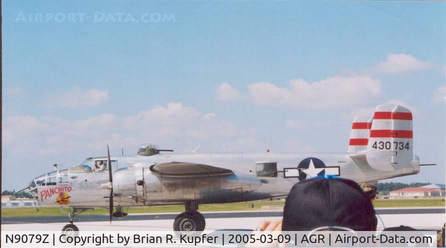 N9079Z, 1944 North American TB-25N Mitchell C/N 108-34009, roll past the crowd 1