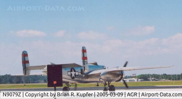 N9079Z, 1944 North American TB-25N Mitchell C/N 108-34009, roll past the crowd 2