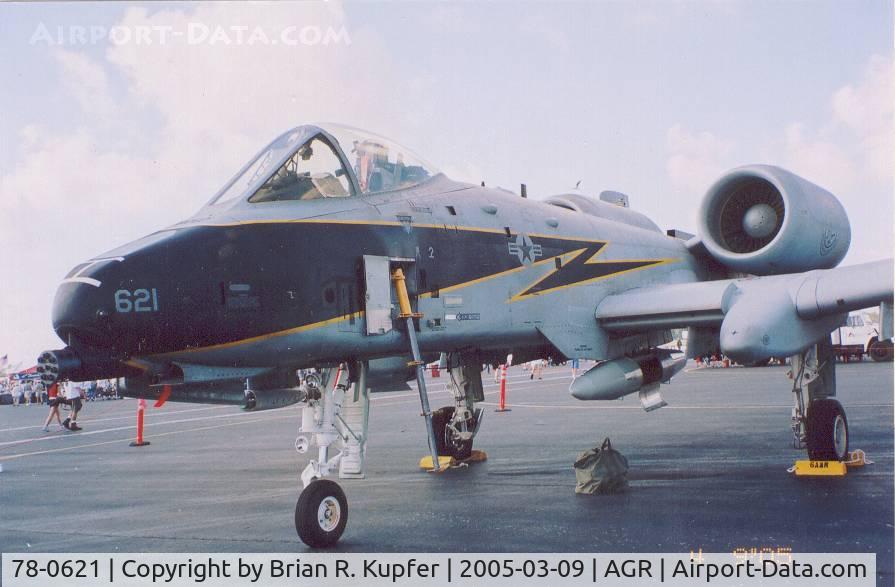 78-0621, 1978 Fairchild Republic A-10A Thunderbolt II C/N A10-0241, Nose left