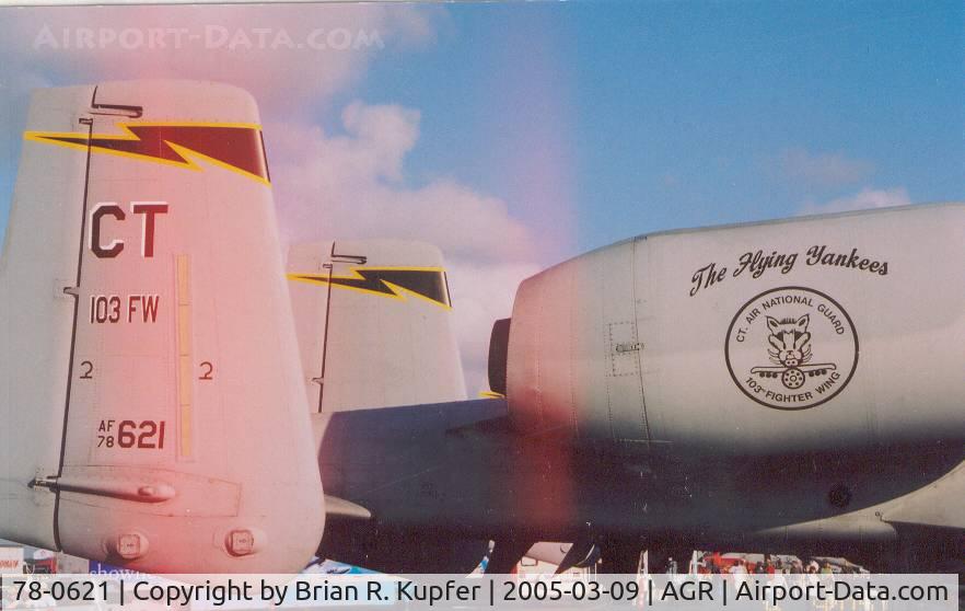 78-0621, 1978 Fairchild Republic A-10A Thunderbolt II C/N A10-0241, Engine and tail right