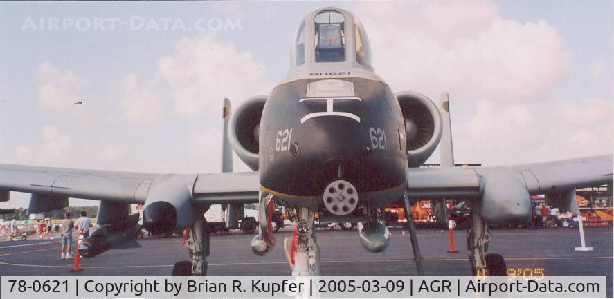 78-0621, 1978 Fairchild Republic A-10A Thunderbolt II C/N A10-0241, headon perspective