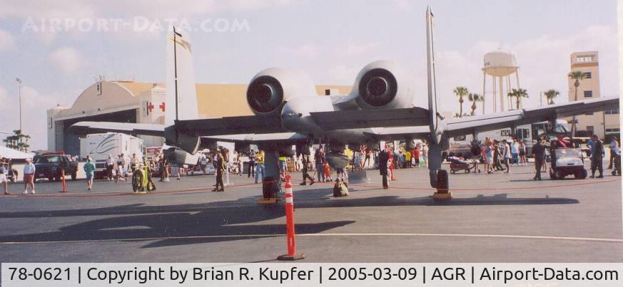 78-0621, 1978 Fairchild Republic A-10A Thunderbolt II C/N A10-0241, tail