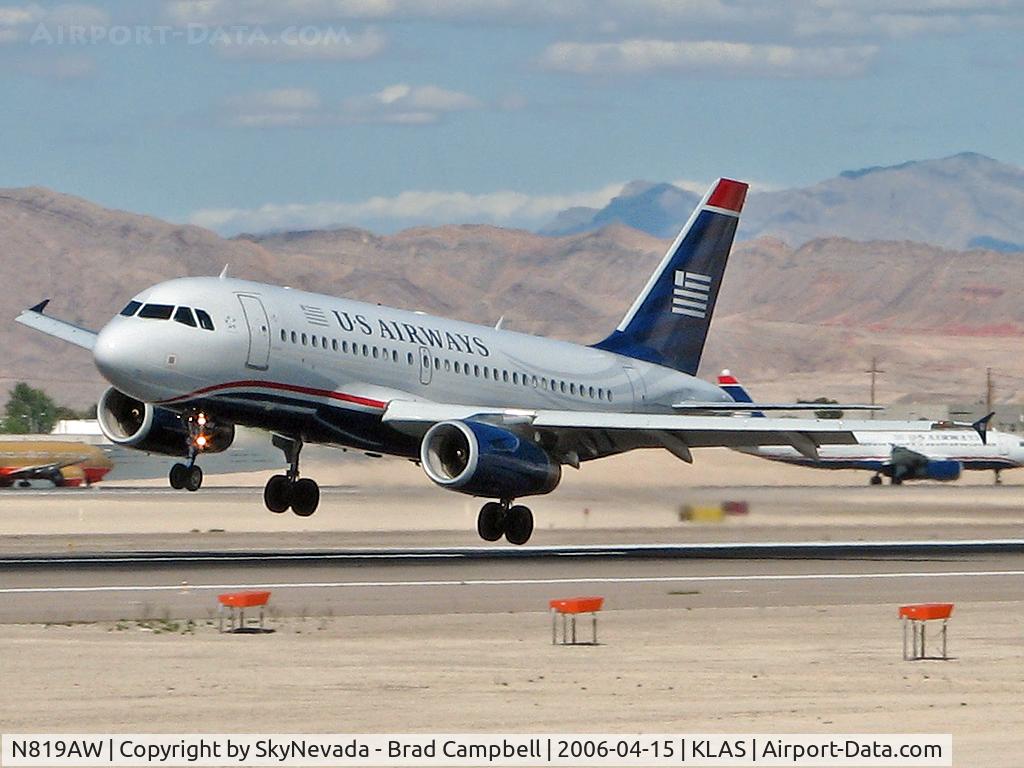 N819AW, 2000 Airbus A319-132 C/N 1395, US Airways / 2000 Airbus Industrie A319-132