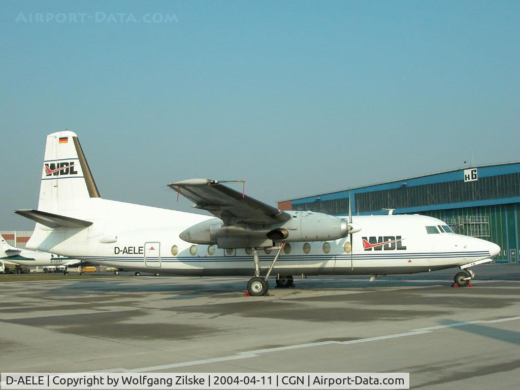 D-AELE, 1972 Fokker F.27-600 Friendship C/N 10477, freighter