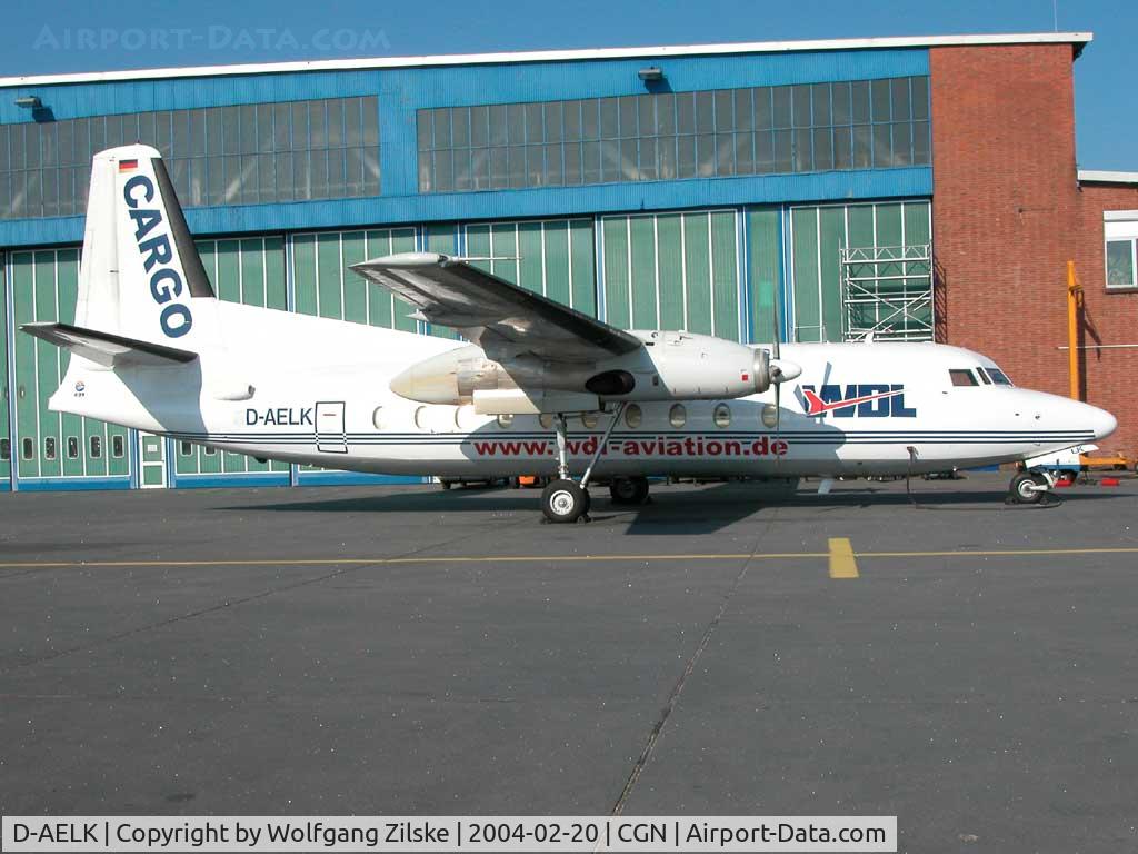 D-AELK, 1968 Fokker F.27-600 Friendship C/N 10361, Based at CGN