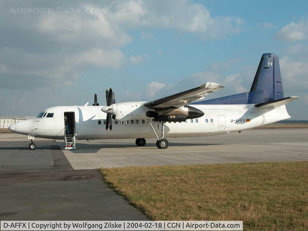 D-AFFX, 1988 Fokker 50 C/N 20142, n/t