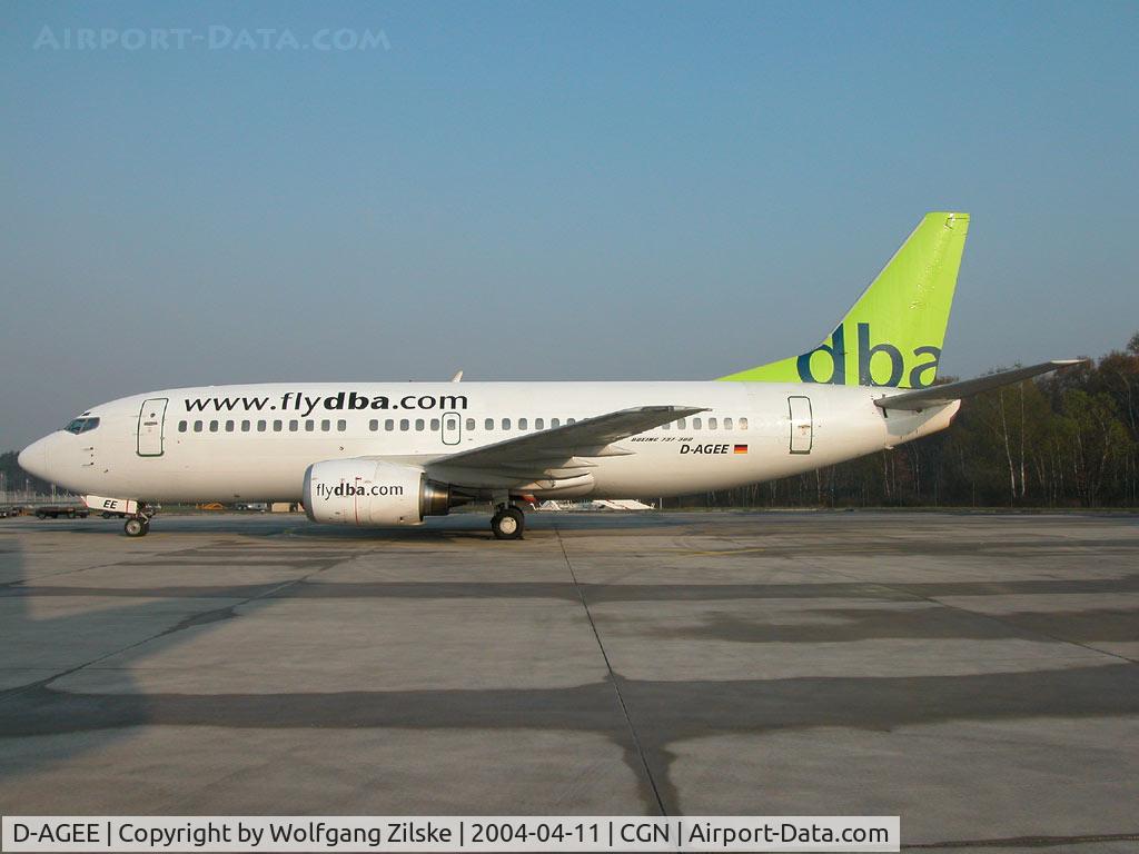 D-AGEE, 1988 Boeing 737-35B C/N 24238, visitor