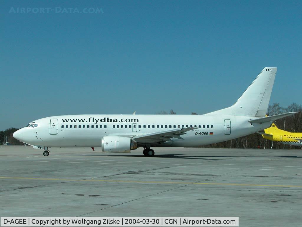 D-AGEE, 1988 Boeing 737-35B C/N 24238, visitor
