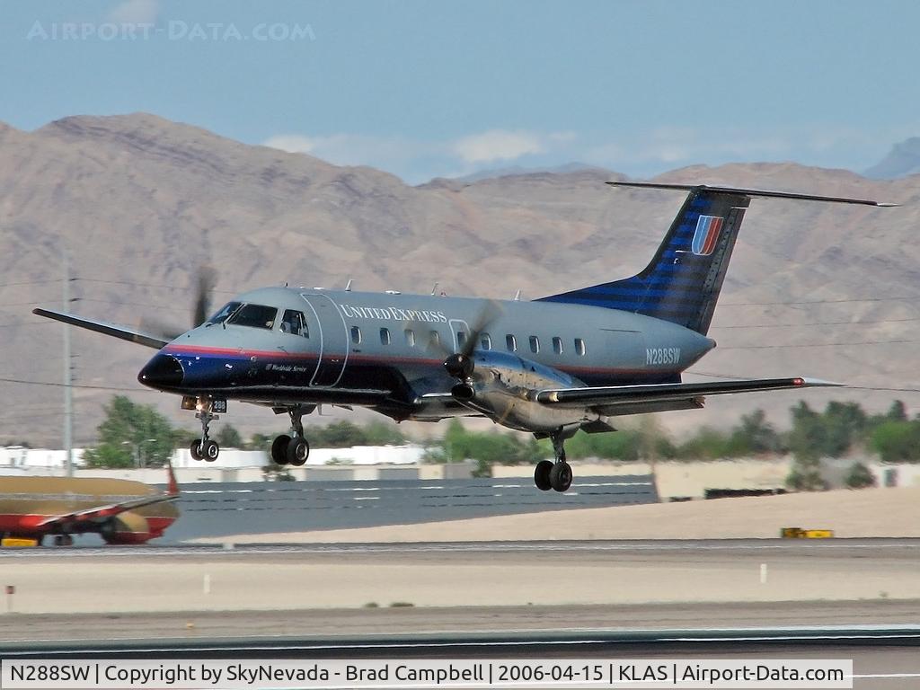 N288SW, 1996 Embraer EMB-120ER Brasilia C/N 120316, United Express - SkyWest Airlines / 1996 Embraer EMB-120ER