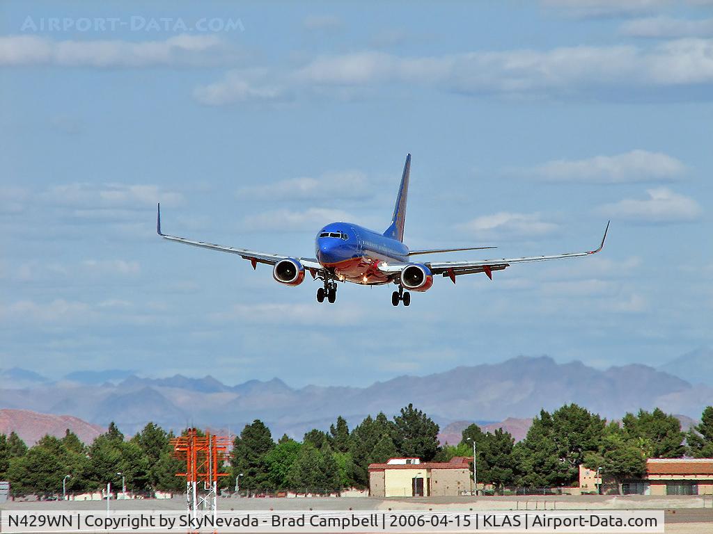 N429WN, 2002 Boeing 737-7H4 C/N 33658, Southwest Airlines / 2002 Boeing 737-7H4