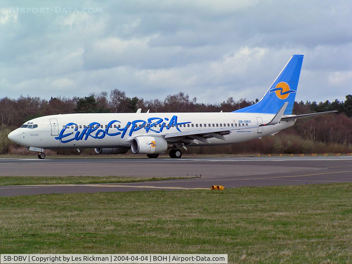 5B-DBV, 2003 Boeing 737-8Q8 C/N 30654, Boeing 737 8Q8