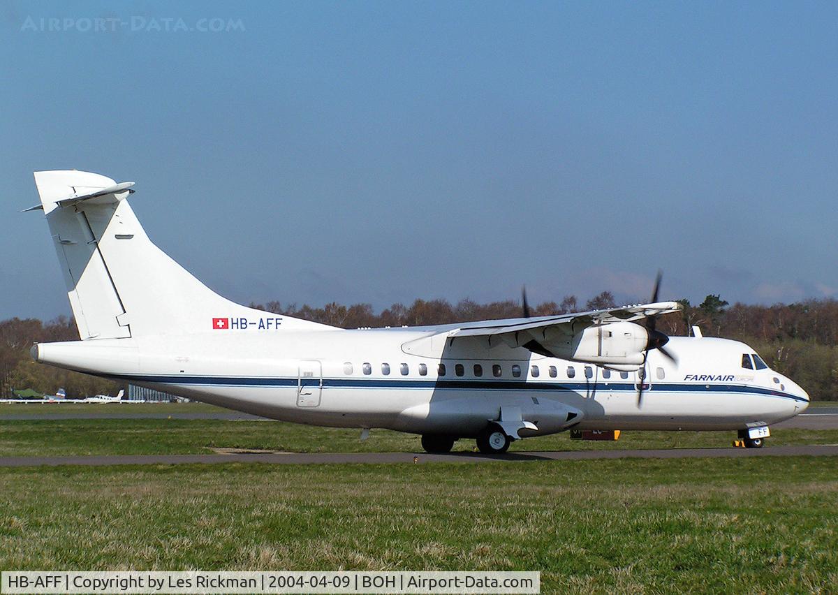 HB-AFF, 1991 ATR 42-320 C/N 264, ATR 42 320