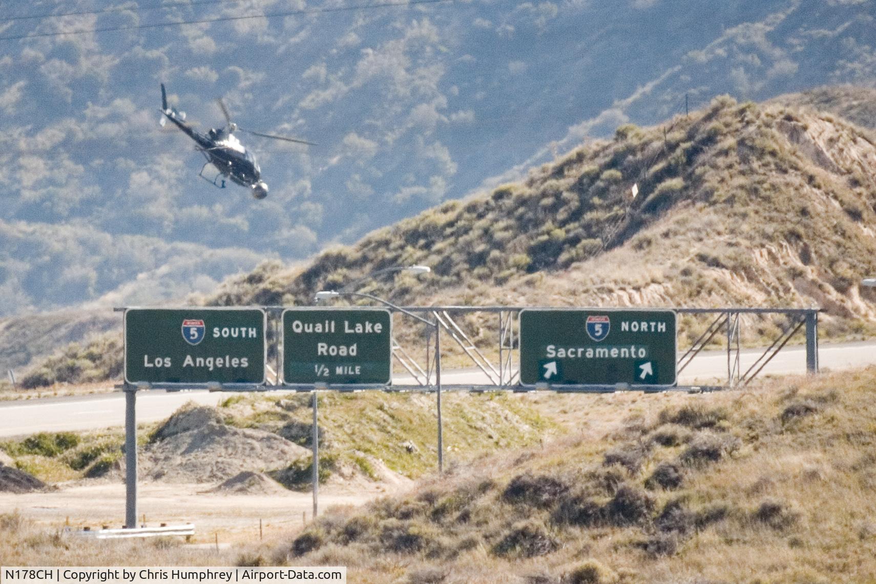 N178CH, 1987 Aerospatiale AS-350B-2 Ecureuil C/N 2042, On location near Gorman California.