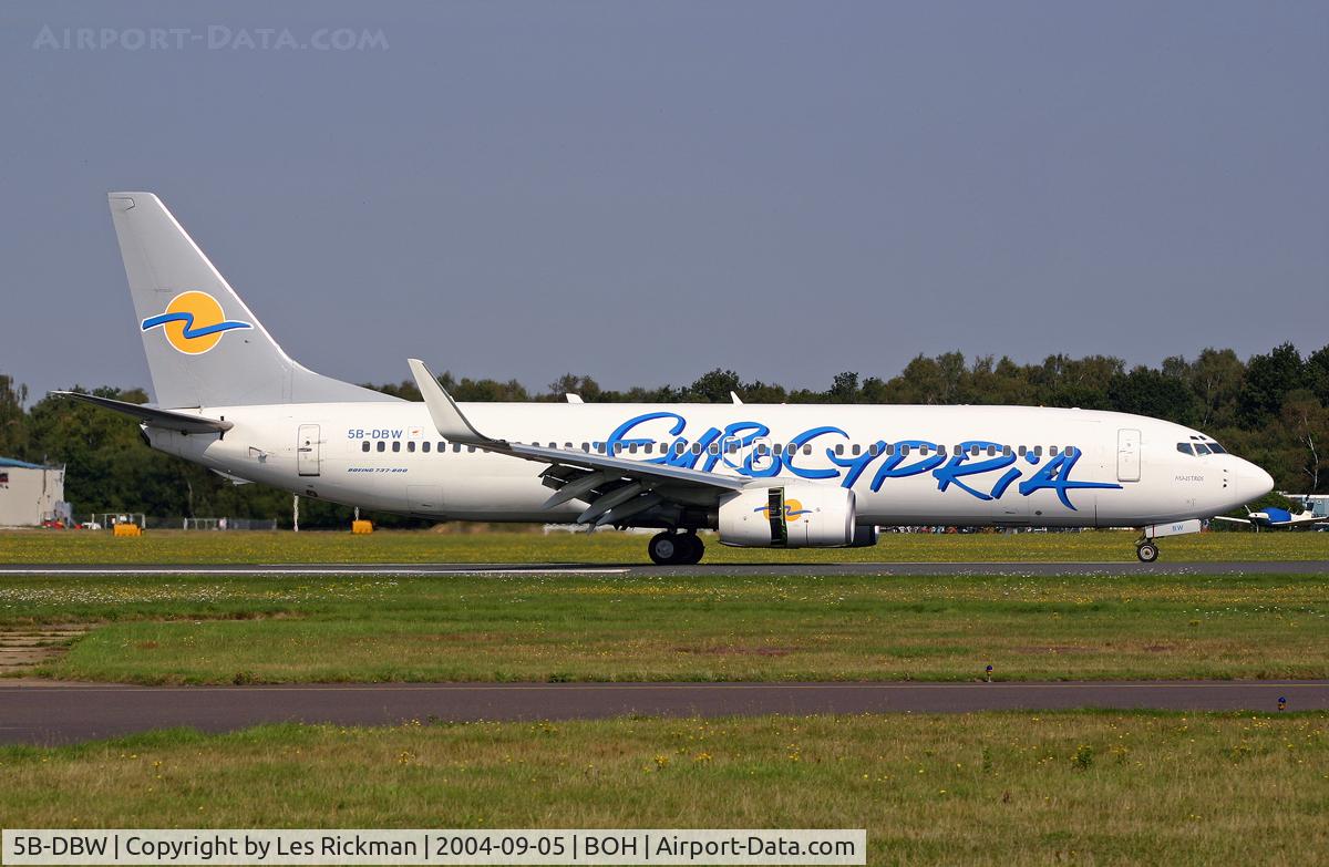 5B-DBW, 2003 Boeing 737-8Q8 C/N 30671, Boeing 737 8Q8