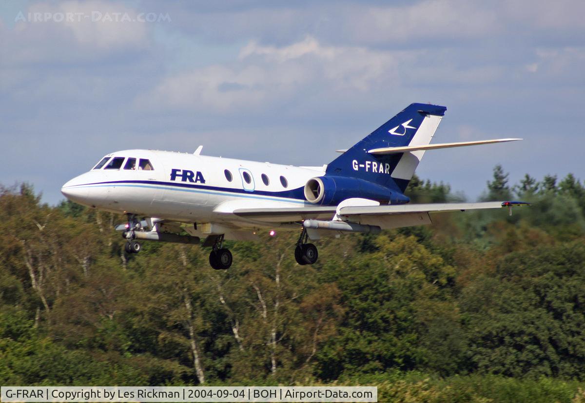 G-FRAR, 1969 Dassault Falcon (Mystere) 20DC C/N 209, Dassault Falcon 20DC