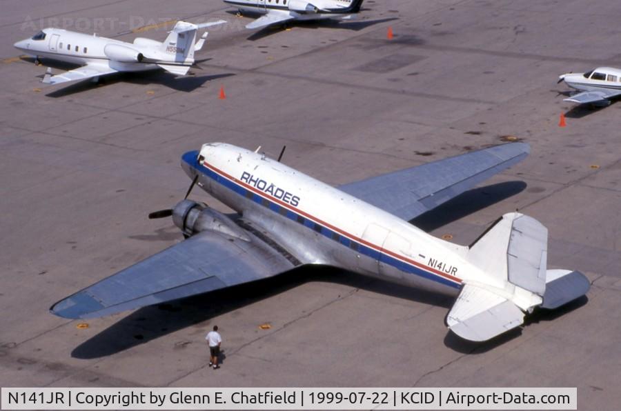 N141JR, 1944 Douglas DC3C-S1C3G (C-47A) C/N 19366, C-47A 42-100903, photo taken from the control tower