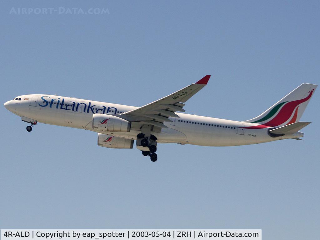 4R-ALD, 1999 Airbus A330-243 C/N 313, Shortly ater take-off ZRH to Colombo