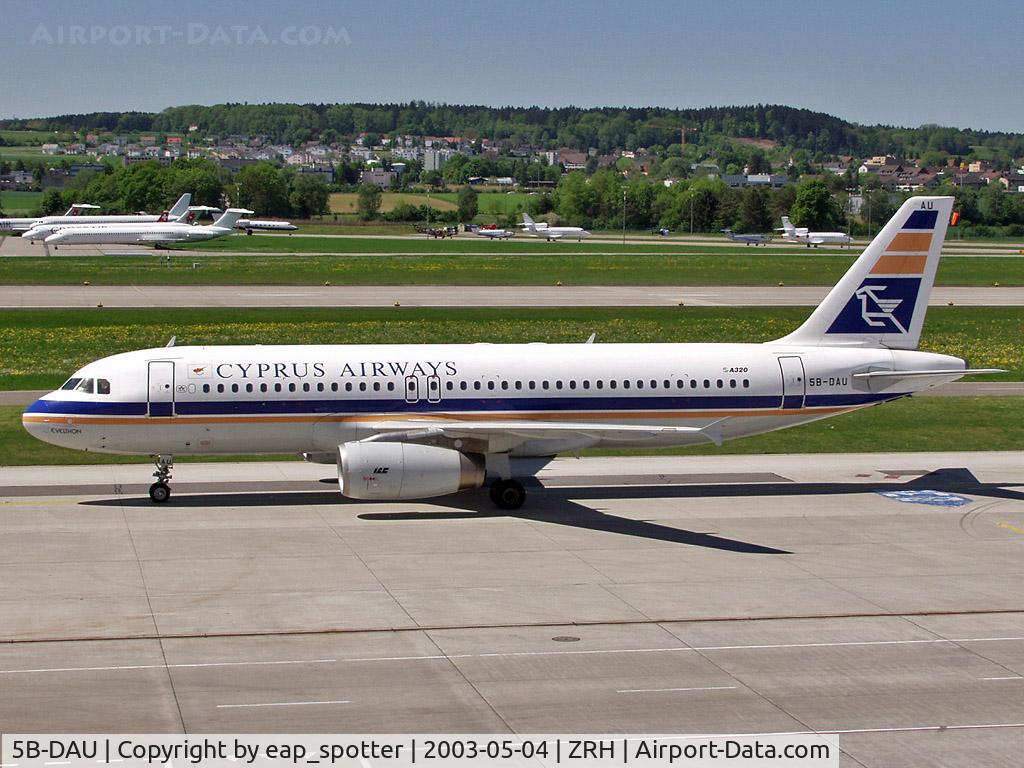 5B-DAU, 1988 Airbus A320-231 C/N 035, taxi to parking-position