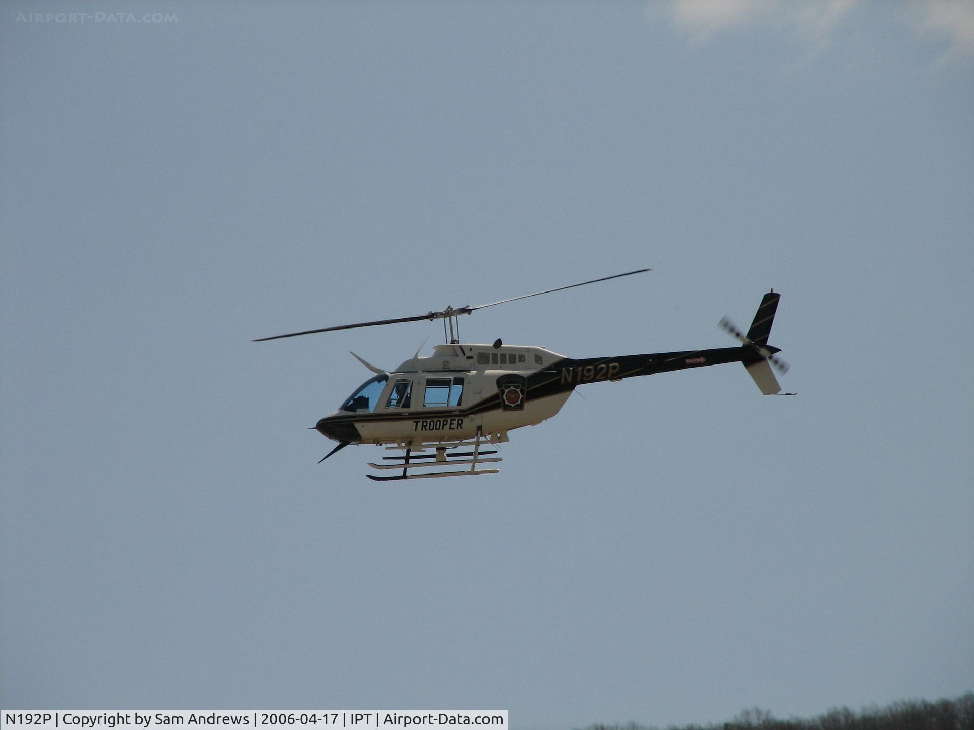 N192P, 1995 Bell 206B JetRanger III C/N 4336, Pennsylvania State Police Arriving
