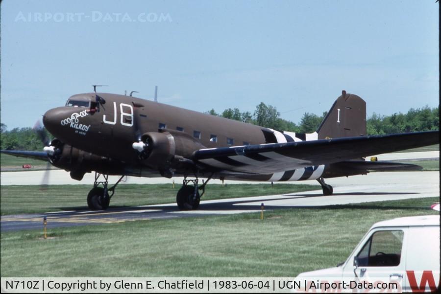 N710Z, 1944 Douglas DC3C C/N 32914, TC-47B 44-76582, taking up skydivers