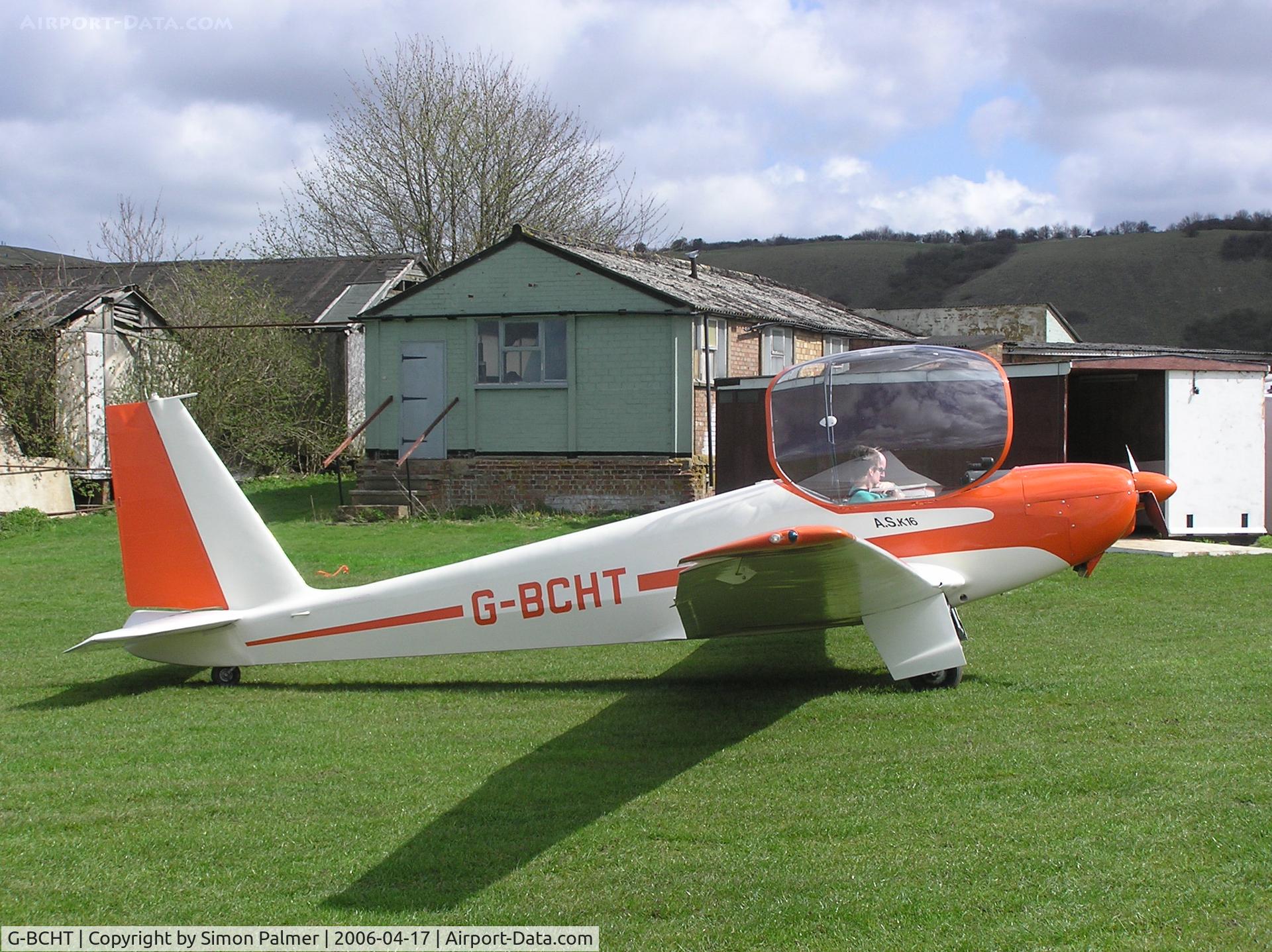 G-BCHT, 1974 Schleicher ASK-16 C/N 16021, Schleicher ASK-16 at Dunstable