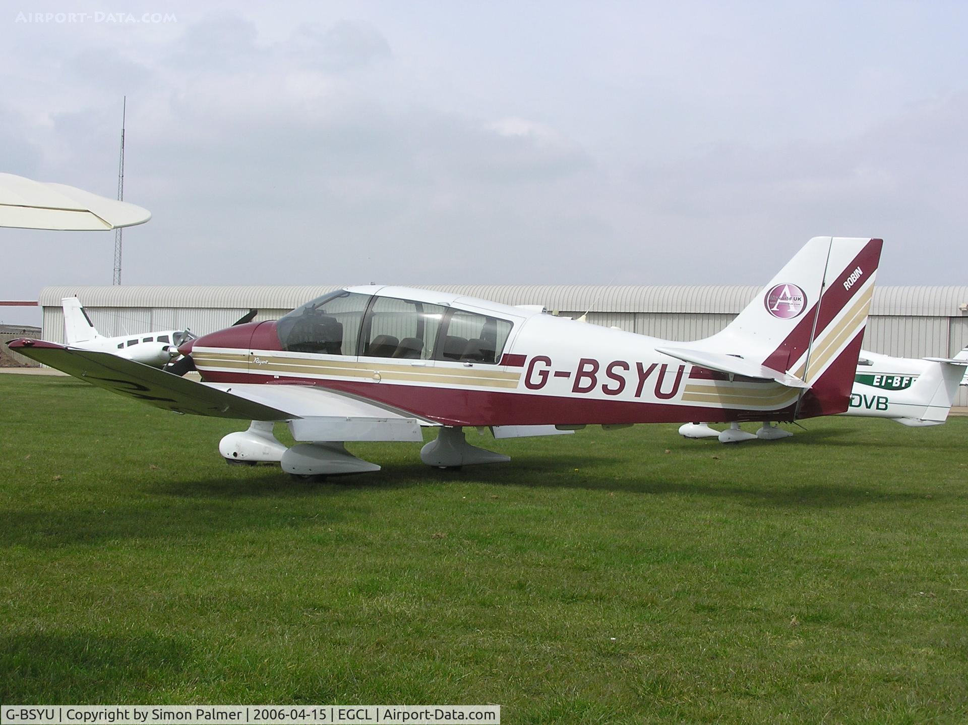 G-BSYU, 1990 Robin DR-400-180 Regent Regent C/N 2027, Robin DR400-180 at Fenland