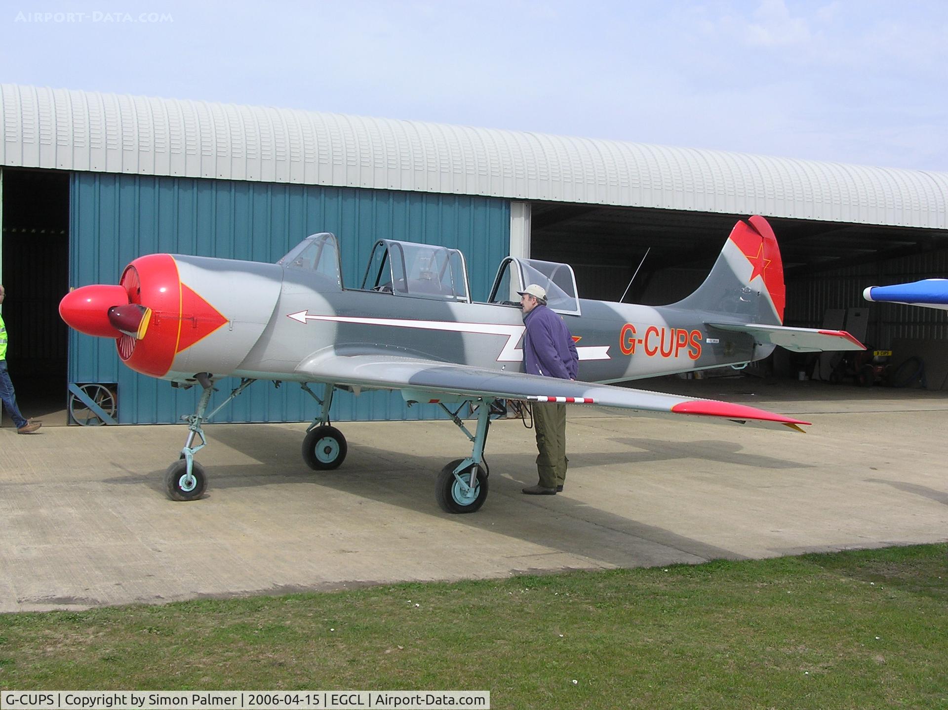 G-CUPS, 1990 Bacau Yak-52 C/N 9010312, Yak-52