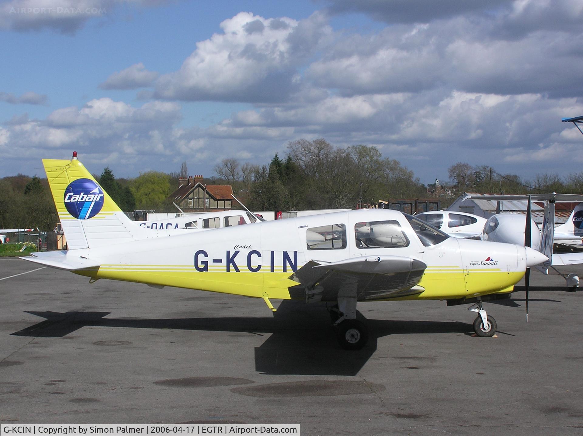 G-KCIN, 1989 Piper PA-28-161 Cadet C/N 2841102, PA28-161 Cadet at Elstree