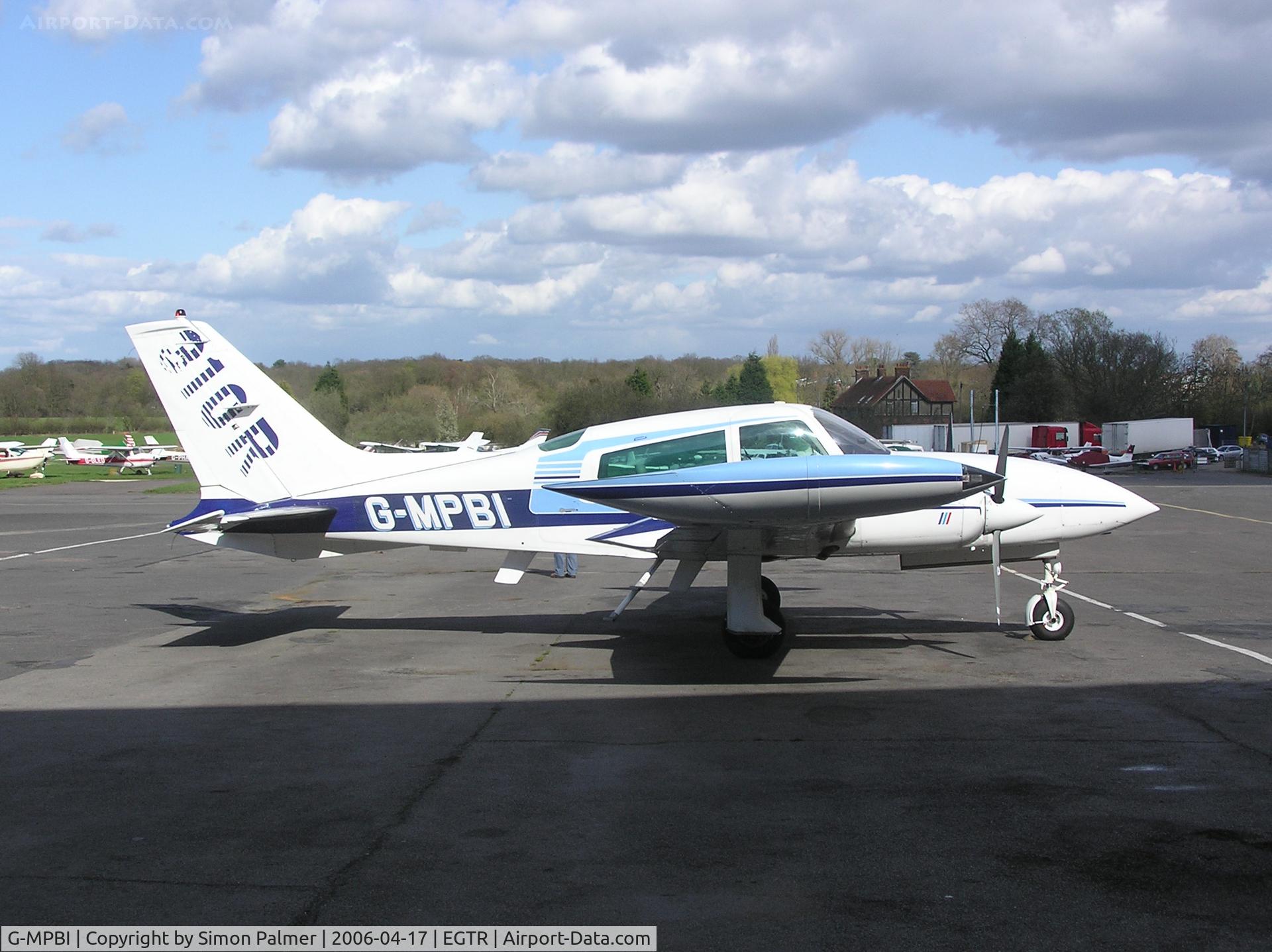 G-MPBI, 1976 Cessna 310R C/N 310R0584, Cessna 310R at Elstree