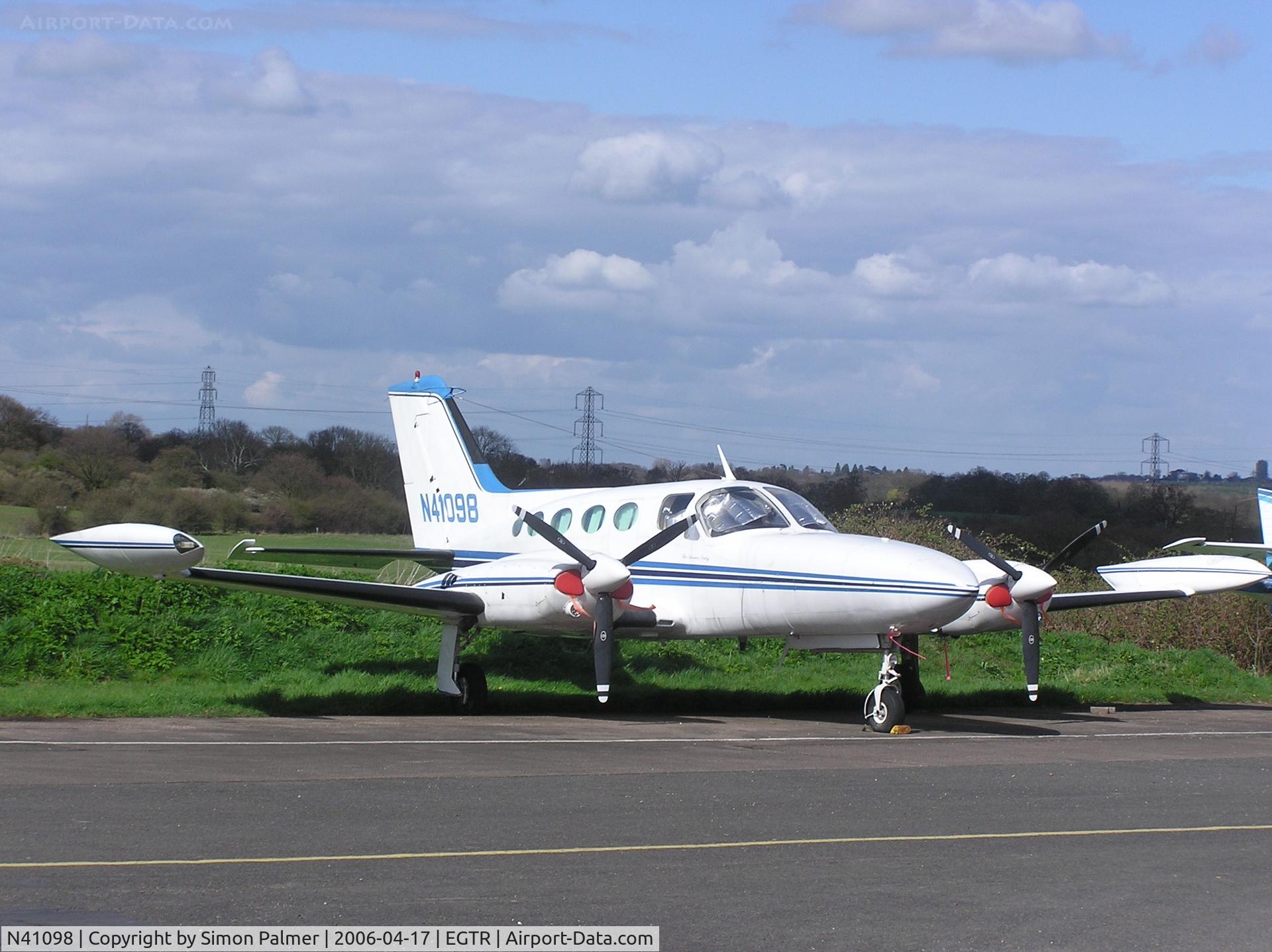 N41098, 1973 Cessna 421B Golden Eagle C/N 421B0448, Cessna 421B at Elstree