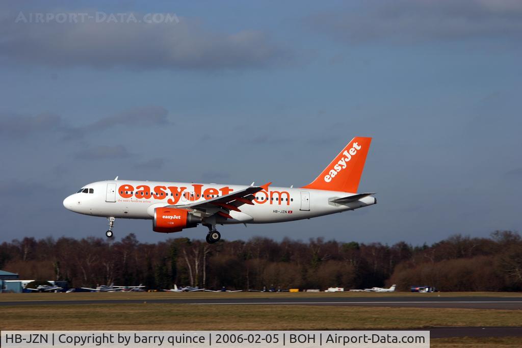 HB-JZN, 2005 Airbus A319-111 C/N 2387, WINTER SKI-FLIGHTS