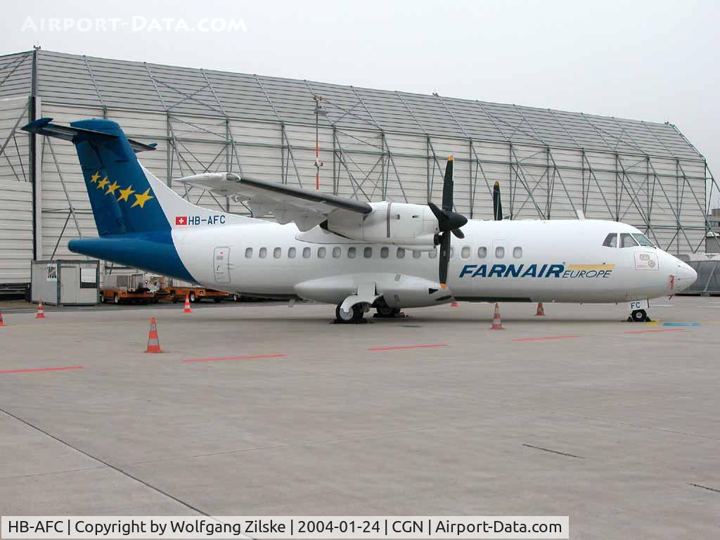 HB-AFC, 1988 ATR 42-320 C/N 087, freighter