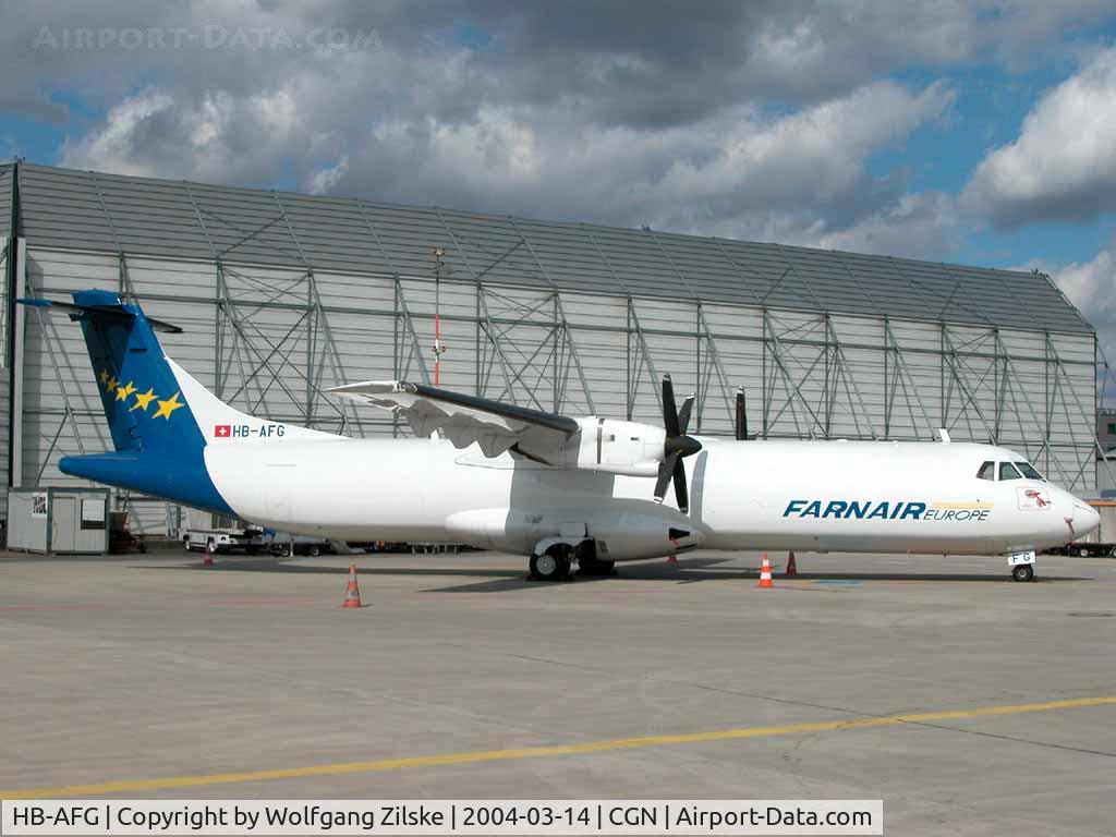 HB-AFG, 1989 ATR 72-201 C/N 108, freighter
