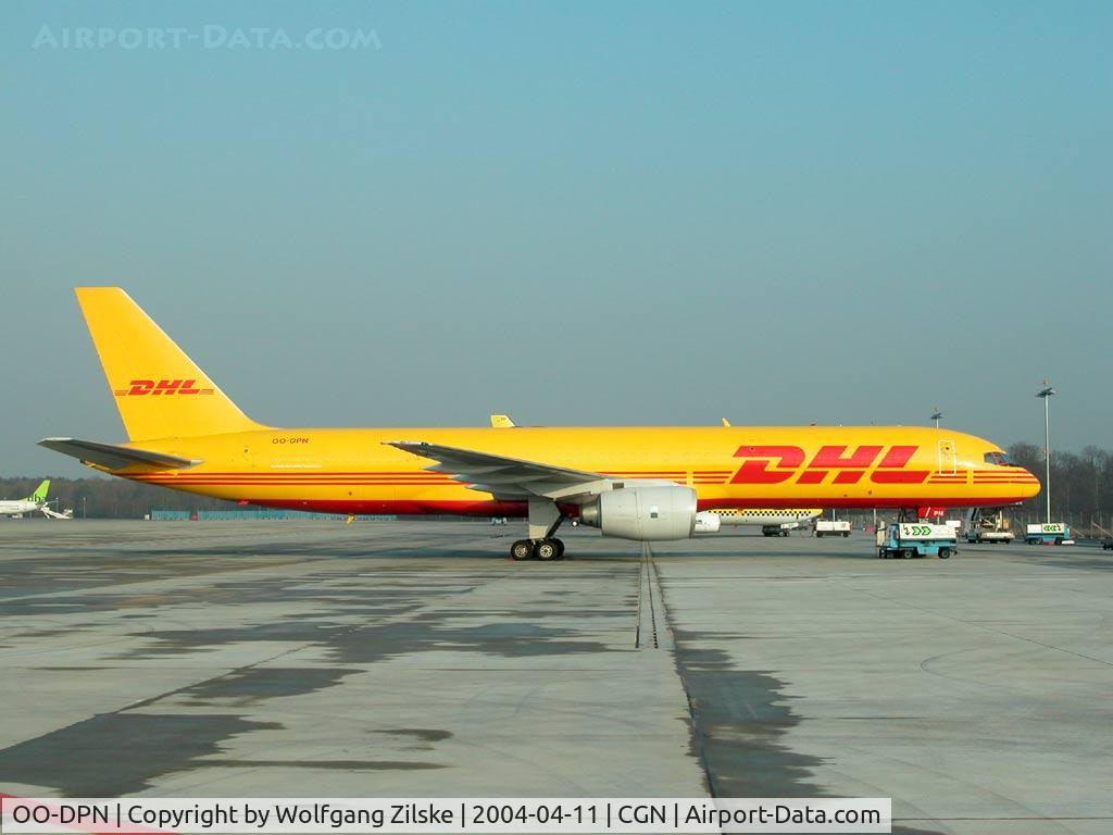 OO-DPN, 1986 Boeing 757-236/SF C/N 23533, freighter