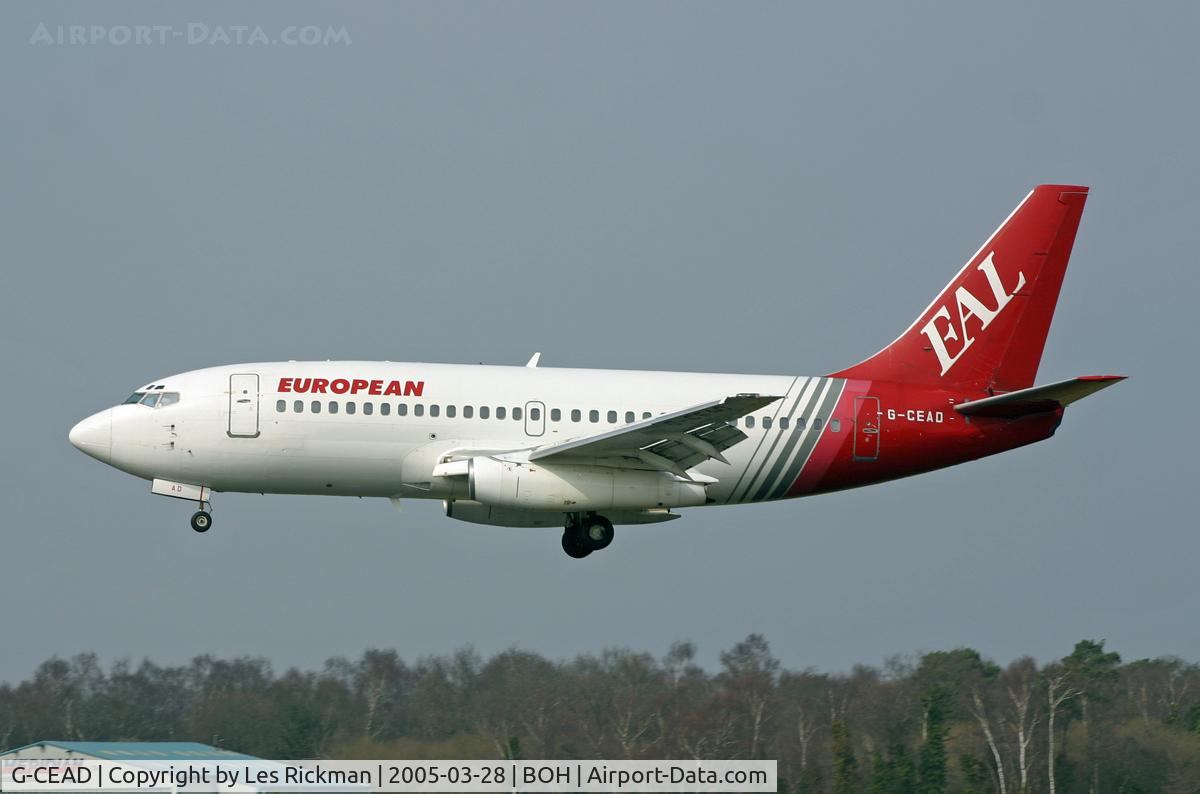 G-CEAD, 1975 Boeing 737-229 C/N 21137, Boeing 737 229