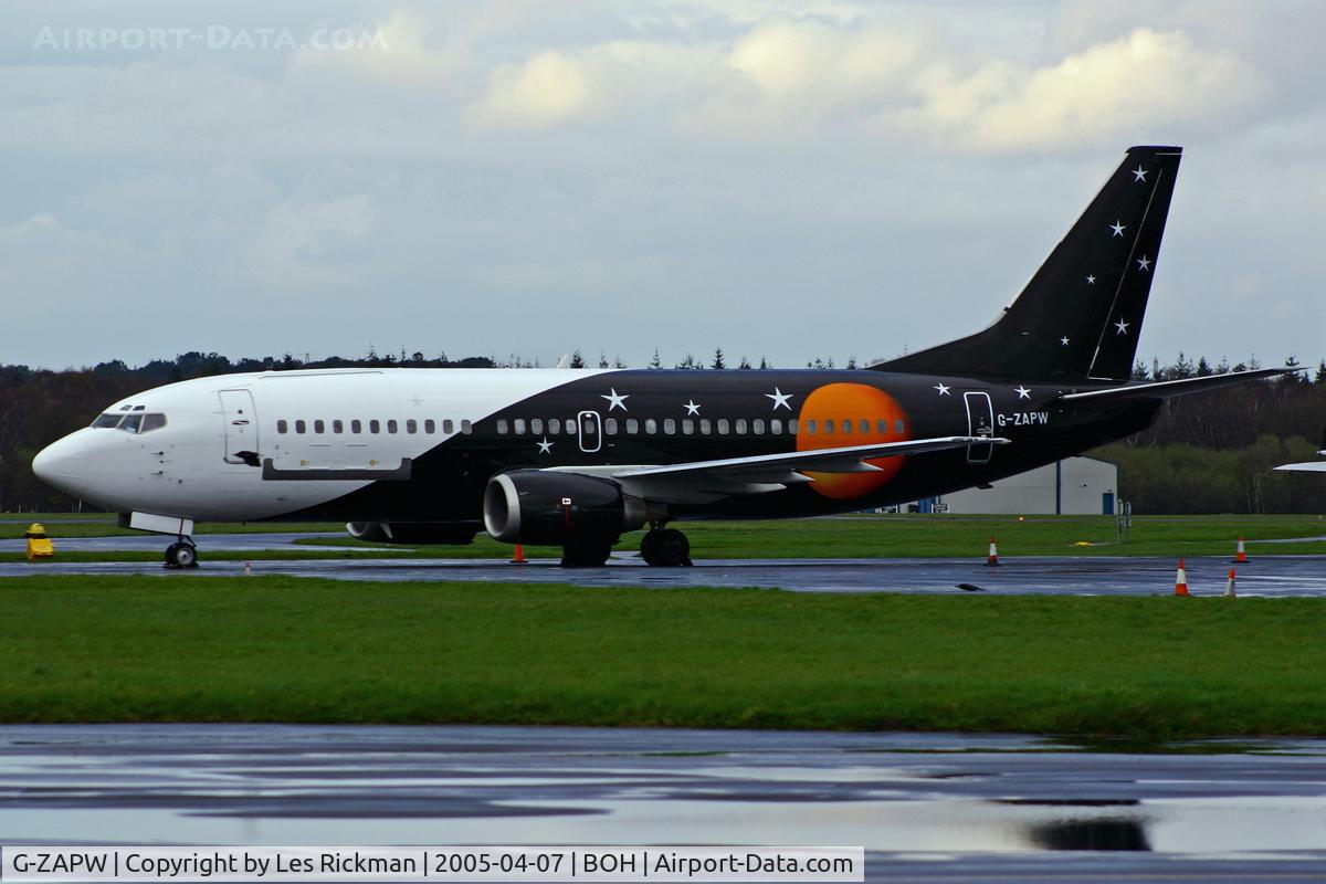 G-ZAPW, 1988 Boeing 737-3L9 C/N 24219, Boeing 737 3L9QC