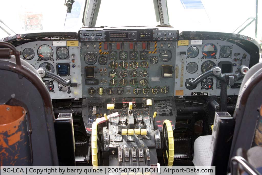 9G-LCA, 1969 Canadair CL-44-0 Skymonster C/N 16, CL-44 FLIGHT DECK