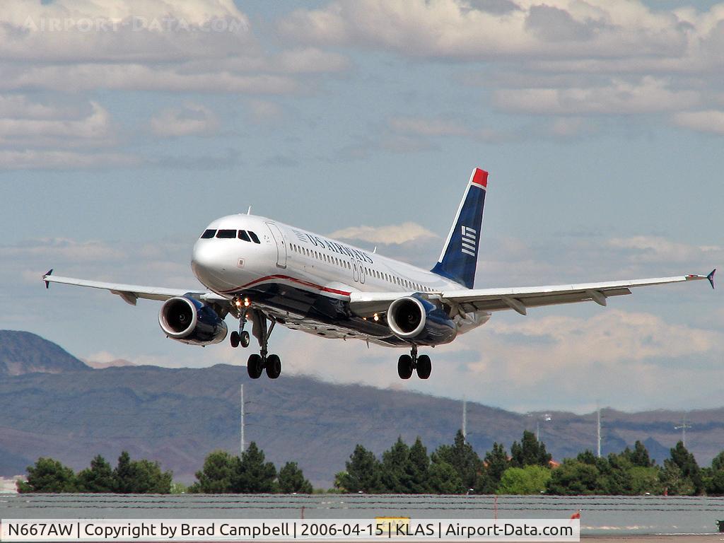 N667AW, 2002 Airbus A320-232 C/N 1710, US Airways / 2002 Airbus Industrie A320-232