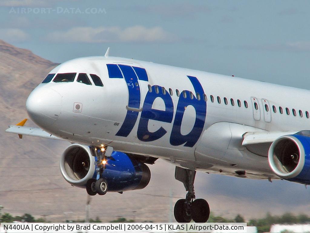 N440UA, 1997 Airbus A320-232 C/N 702, Ted Airlines / 1997 Airbus Industrie A320-232