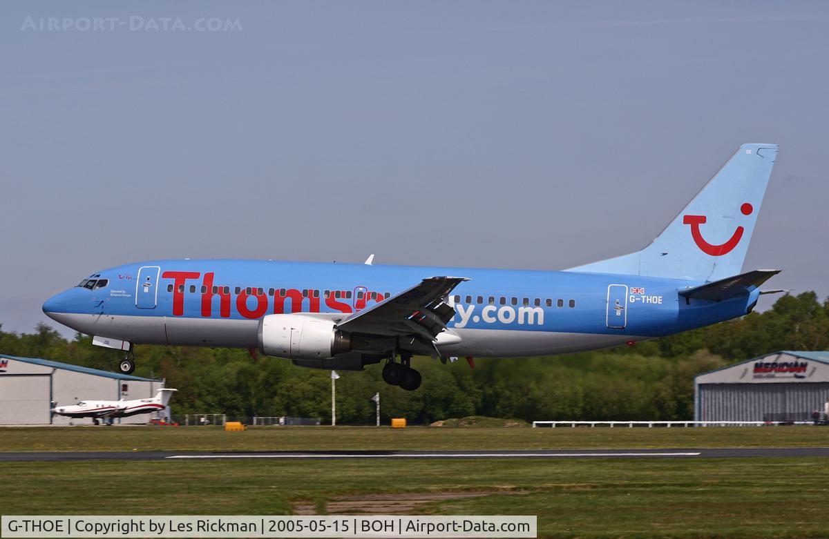 G-THOE, 1995 Boeing 737-3Q8 C/N 26313, Boeing 737 3Q8
